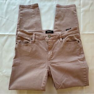 Buffalo David‎ Bitton Avalon mid rise ankle skinny light pink jeans women’s 6